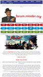 Mobile Screenshot of minder.org
